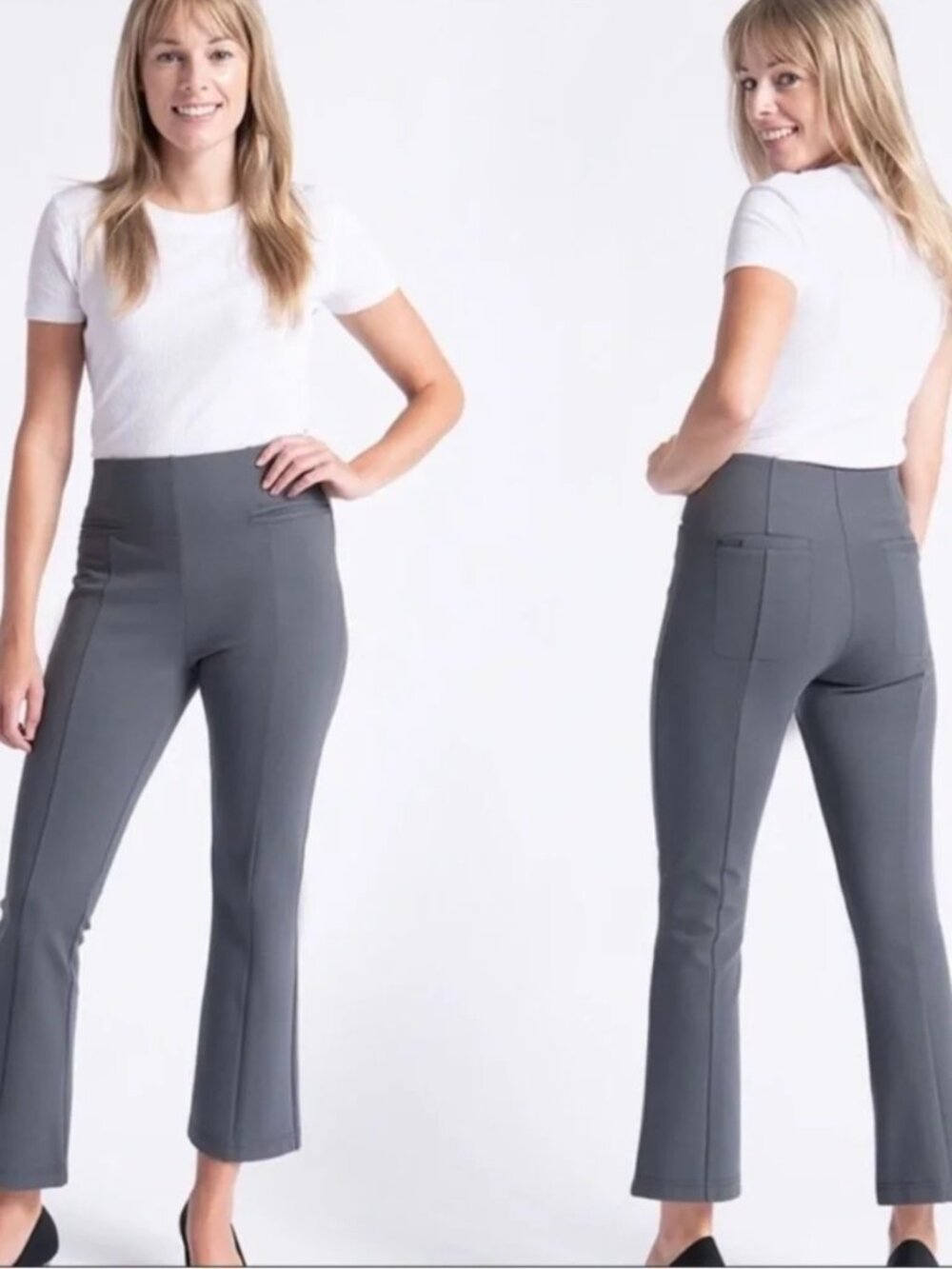 New Betabrand Turbulence Streamline Kick Flare Dress Pant Yoga Pants XSmall